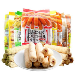 Noritake Brown Rice Roll 160g Konjac Brown Rice Roll Meal Replacement 99 Energy Bar Egg Yoghurt Flavor Children's Snack Food