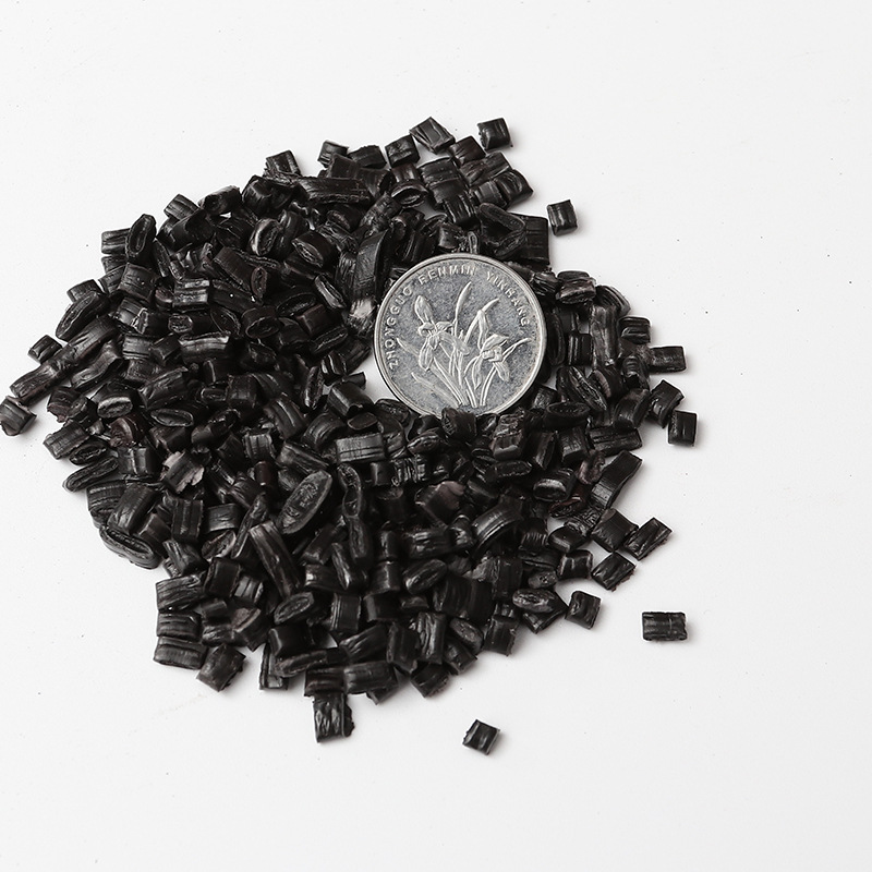 黑色PP注塑粒子高硬度耐高温注塑级周转箱化工专用聚丙烯塑料颗粒