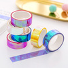 Creative rainbow neon hair band, waterproof decorations, scheduler