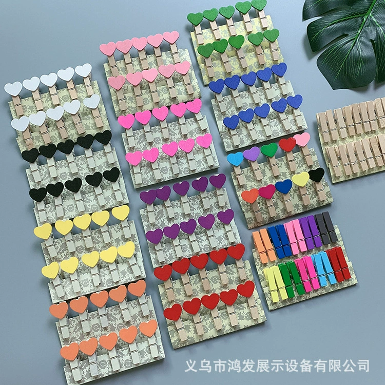 Красочный любовный Журнал Клип Фото Клип Закладка Клип 3,5 10 Пак (включая пеньковую веревку 1,5 м)