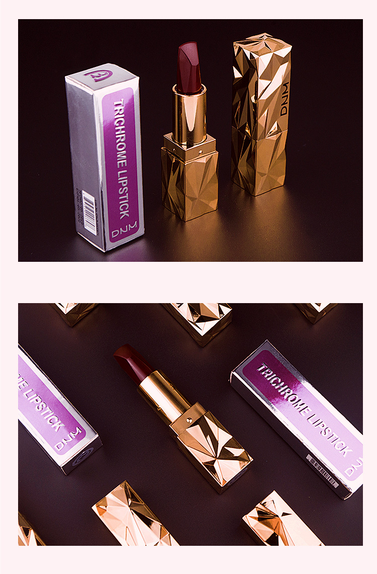 Solid Color Pattern Elegant Style Elegant Solid Color Plastic Lipstick