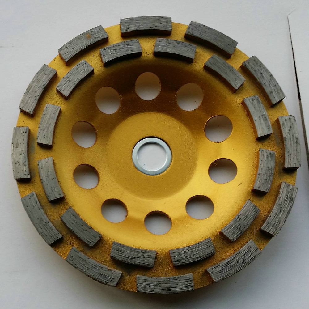 双排金刚石碗磨100mm115mm125mm150mm180mm230mm混凝土石材磨片
