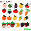 Fruit resin with accessories, children's cloth, hair accessory handmade, hair rope
