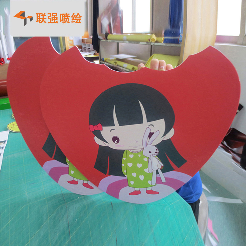 深圳厂家直销广告板人形立牌 商场促销板大型商业活动背景板