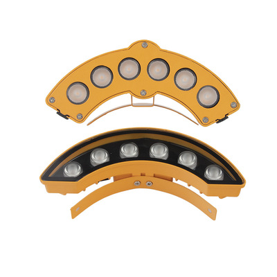 僑景戶外防水古建築屋頂亮化瓦溝燈瓦面燈涼亭調角度6瓦LED瓦楞燈