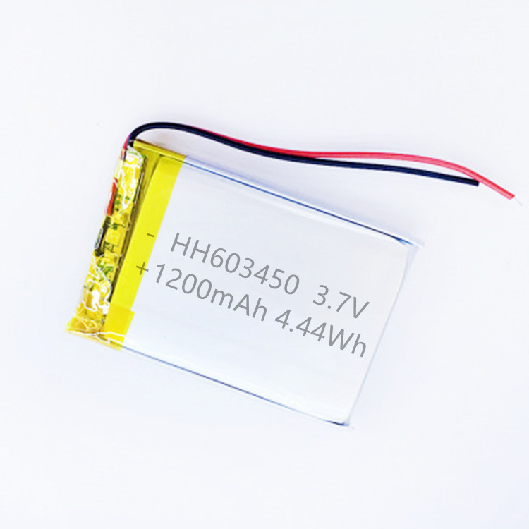 厂销聚合物锂电池063450电芯1200mAh3.7V 603450毫安智能水杯键盘