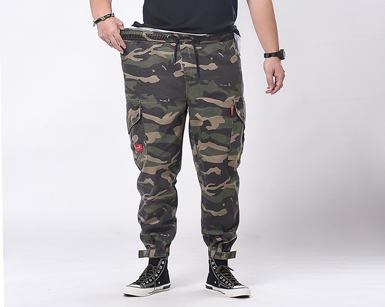 Herrenbekleidung Frühling-Sommer Plus-Size-Mode Herrenhosen mit dicken und lockeren Freizeithosen_voghion.com