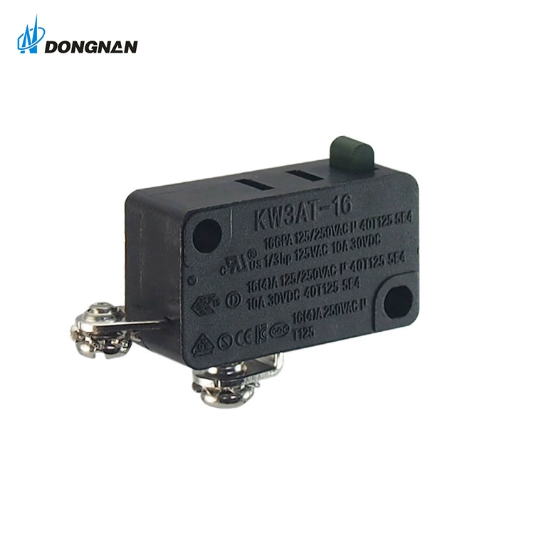 Микровыключатель DONGNAN KW3AT-16A нормально разомкнутый резьбовой клеммный бытовой электрический выключатель