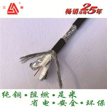 純銅SYV75監控線纜75-5監控線視頻線攝像機模擬同軸線100米無氧銅