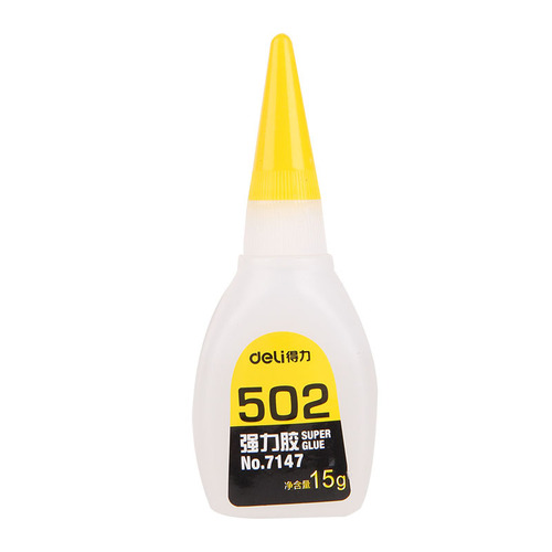 Deli 7147-502 strong glue multifunctional 15g glue that can stick to plastic, metal, glass and ceramic shoes