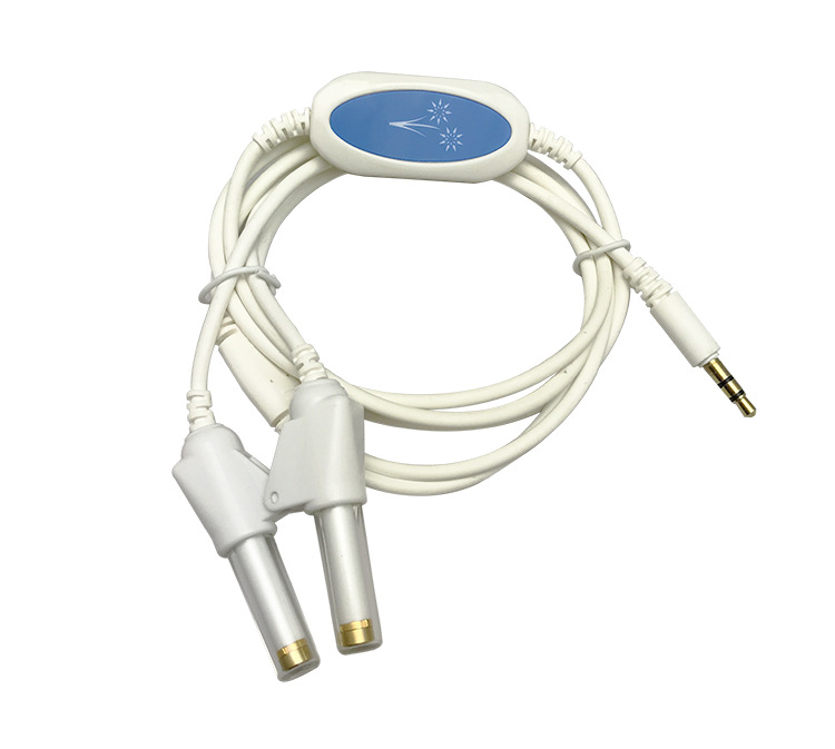 專利新款雙頭激光線2.5插頭矽膠套激光線家用理療激光線鼻腔激光