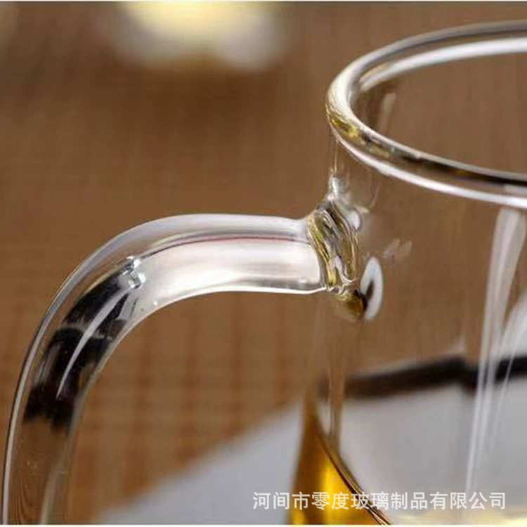 Glass square transparent tea cup, tea set