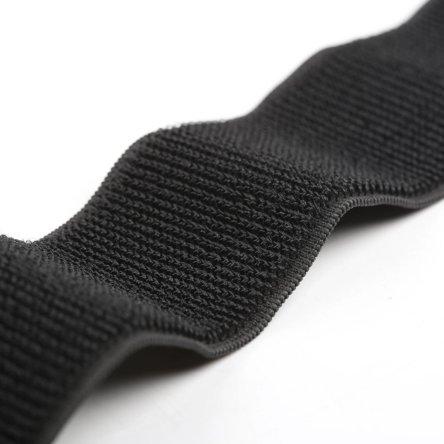 Elastic black belt with velcro, wholesale