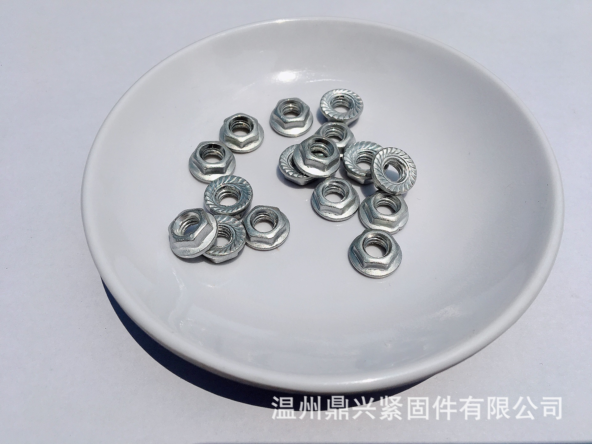 GB6177 铝质 M6 六角法兰 法兰螺母 DIN6923 鼎兴工厂 来图特制