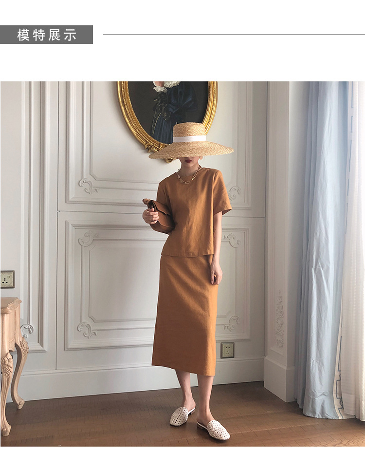 Costume femme HUI HUI en Coton et lin - Ref 3333898 Image 11