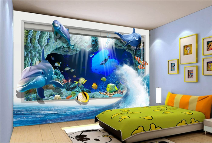 Самоклеящиеся милые обои ПВХ, 3D