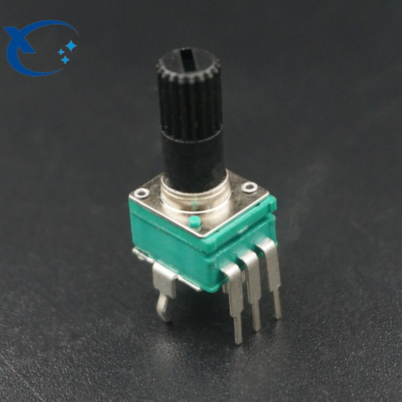 097N 带支架 097型单联弯脚塑料轴电位器 功放音量 旋转型电位器