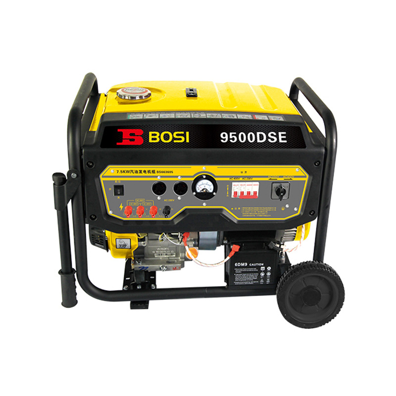 波斯 全铜电机手电双启动小型双相汽油发电机组7500W BS663605