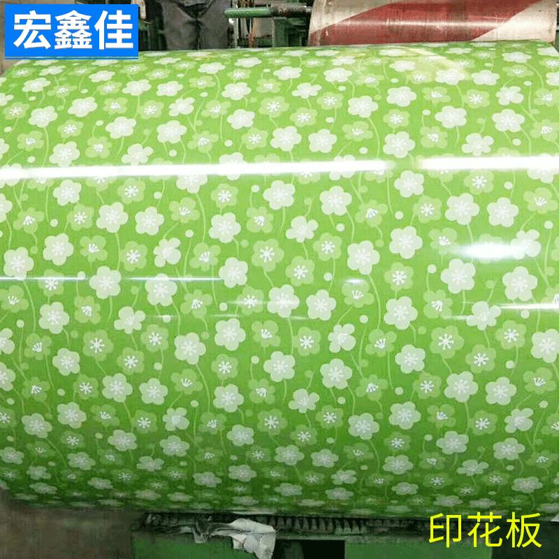山东博兴印花板花纹彩涂板印花板厂花型印花彩钢板花纹装饰彩钢卷