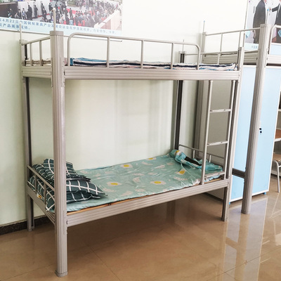 长沙先导家具双层铁床上下铺铁床宿舍床高架床上下床学生公寓床