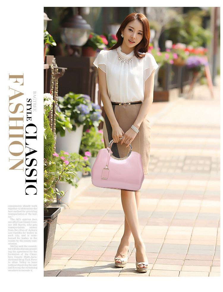1108g Weight Polyester Lining Material Zipper Closure Type Single Shoulder Strap Strap Type Dome Bag Bags Type Casual Occasion Pu Leather Material Solid Color Pattern All Seasons Season Women's Gender Fashion Style Shell Shape Dark Blue, White, Pink, Red, Wine Red, Black Color Large Size Large Pu Leather Fashion Dome Bag Handbag 18