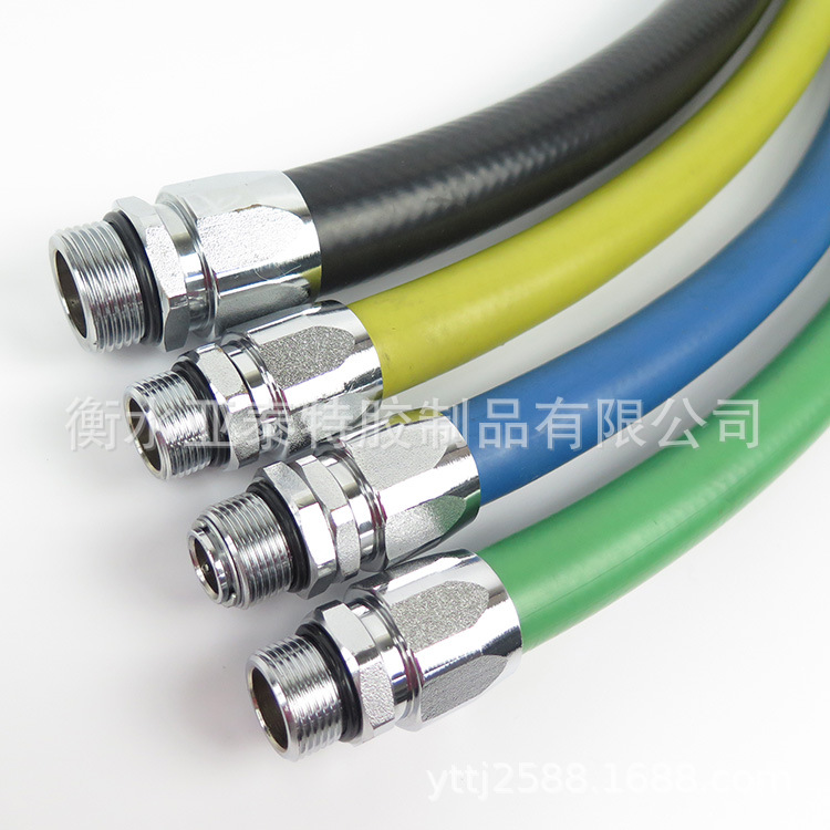 19 25mm加油车钢丝编织黄色光面加油泵胶管 TYPE-3