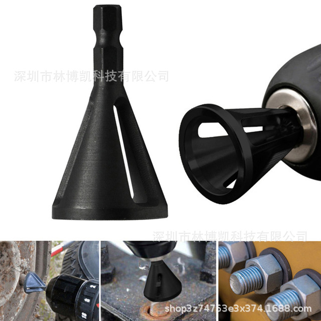 新型倒角工具除外刺倒角器螺丝头磨角修边器适合各种夹头钻头工具