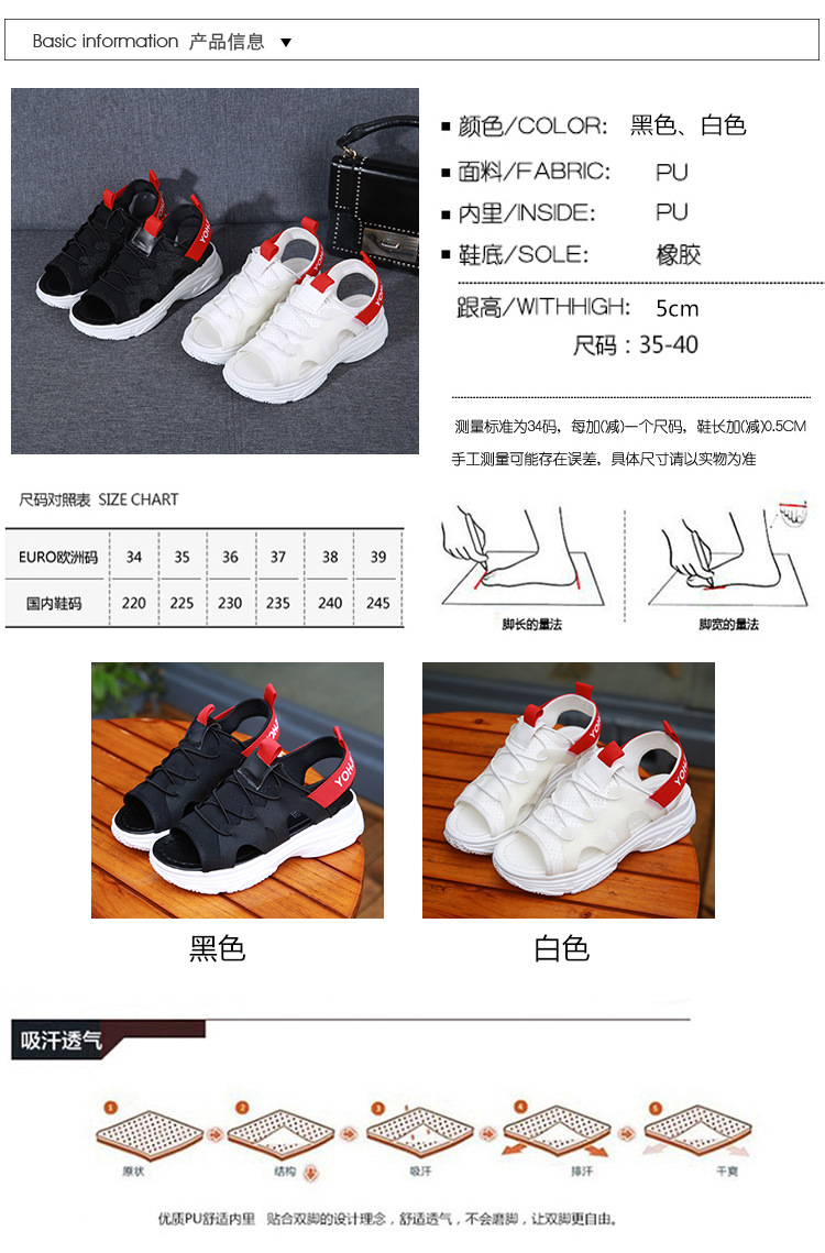 Chaussures été pour femme en Caoutchouc - Ref 3347444 Image 28