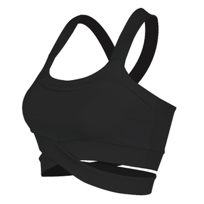 高强度防震运动内衣女聚拢交叉美背背心跑步文胸瑜伽四季健身bra|ms