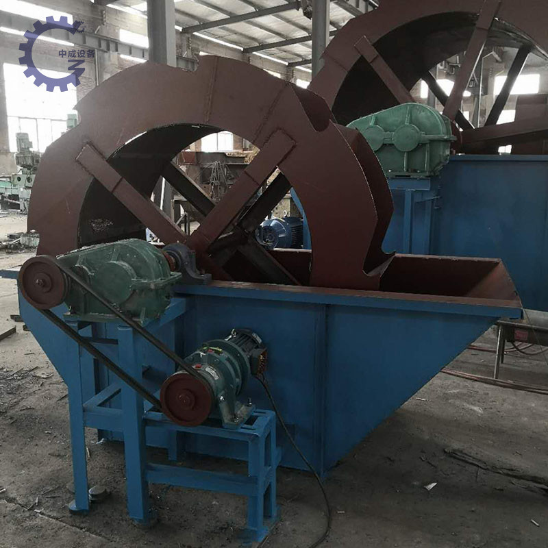 新款水轮轮斗式洗砂机  螺旋矿石洗沙设备  可定制洗沙设备