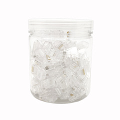 Supply CAT5E network cable RJ45 connector gold-plated 8-core pure copper computer network cable joint