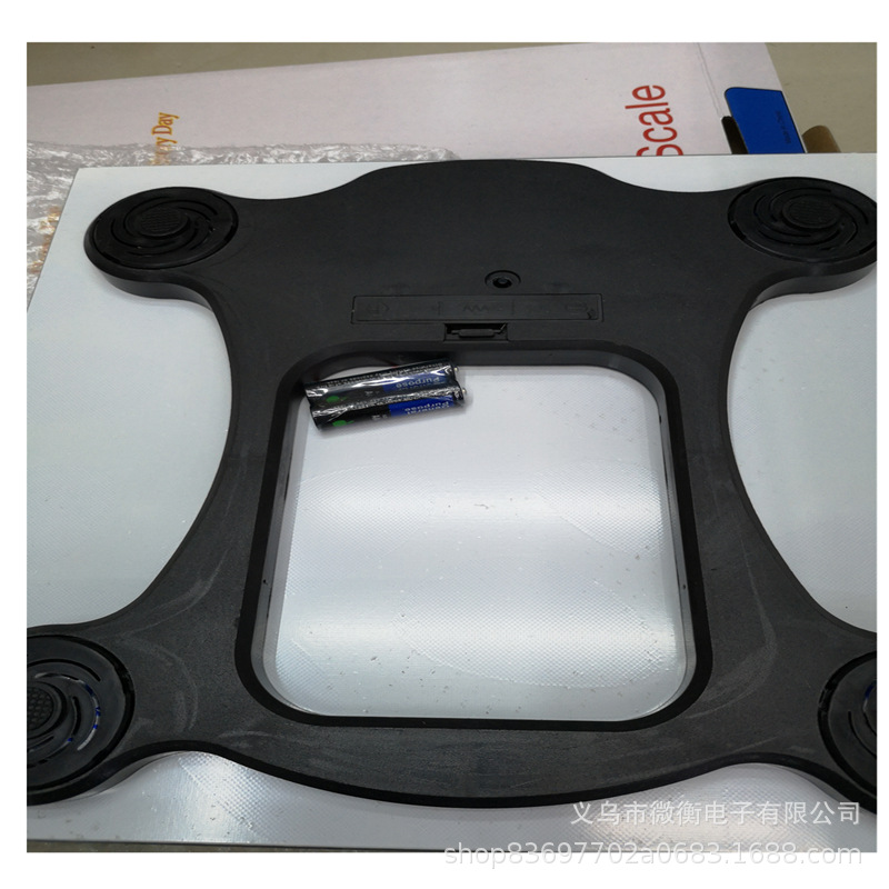 2019 nueva escala de baño, escala electrónica, escala de cuerpo humano, escala de vidrio de salud, 180kg / 100g