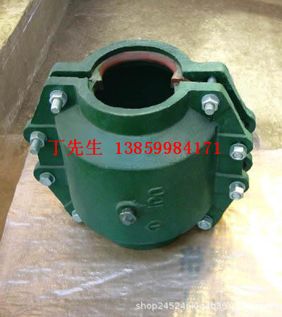 管道哈夫节快速接头水管卡子补漏器DN100*185抱箍堵漏器抢修接