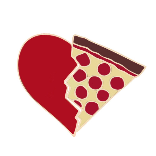 Creative Splicing Brooch Bottle Alloy Flower Droplet Half Heart Pin Cup Badge Hat and Coat Decorations