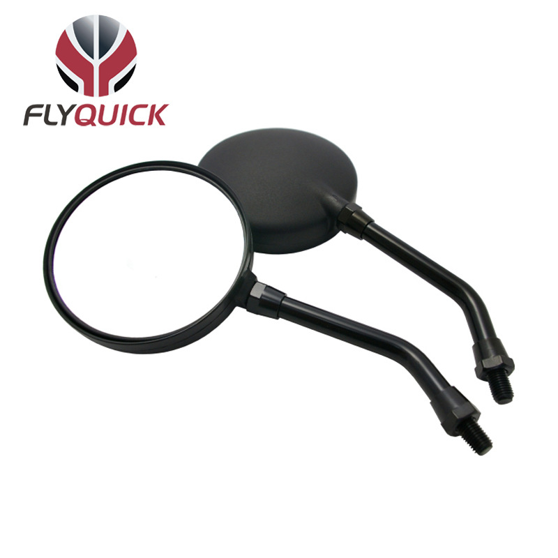 FLYQUICK comercio transfronterizo Ventas Directas DE LA Fábrica de gran desplazamiento de la motocicleta Espejo Retrovisor Del Coche Eléctrico clásico espejo redondo