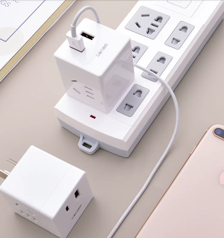 Light panel, Rubik's cube, plug, switch key, universal smart power supply