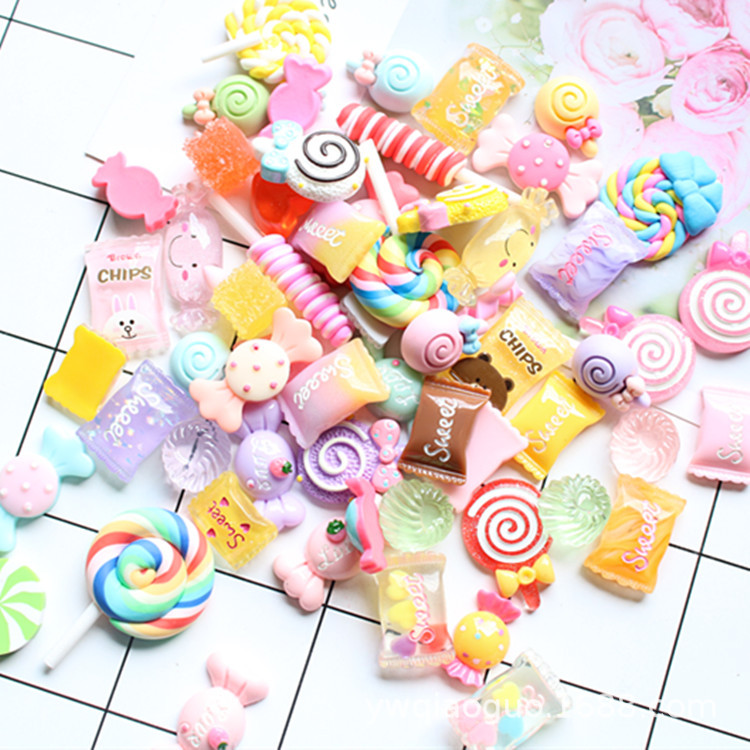 Resin blessing bag candy accessories diy...