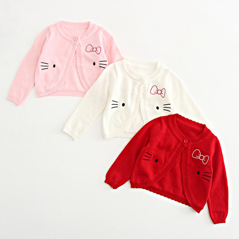 2022 nuevo Algodón puro impreso cardigan de lana para niños aire acondicionado camisa cardigan mantón de los niños abrigo de verano Delgado