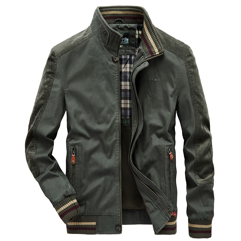 2019 otoño nueva chaqueta de los hombres transfronterizos Chaqueta de algodón chaqueta de los hombres sueltos del ejército