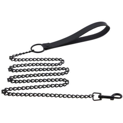 European and American dark gothic style leather leash dog chain dog leash pet leash couple sex toys