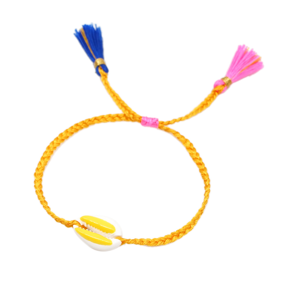 Fashion Tassel Hand-woven Multicolor Shell Bracelet display picture 35