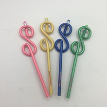 厂家直销定制塑料造型铅笔美元形状环保塑料笔可印logo工艺礼品笔