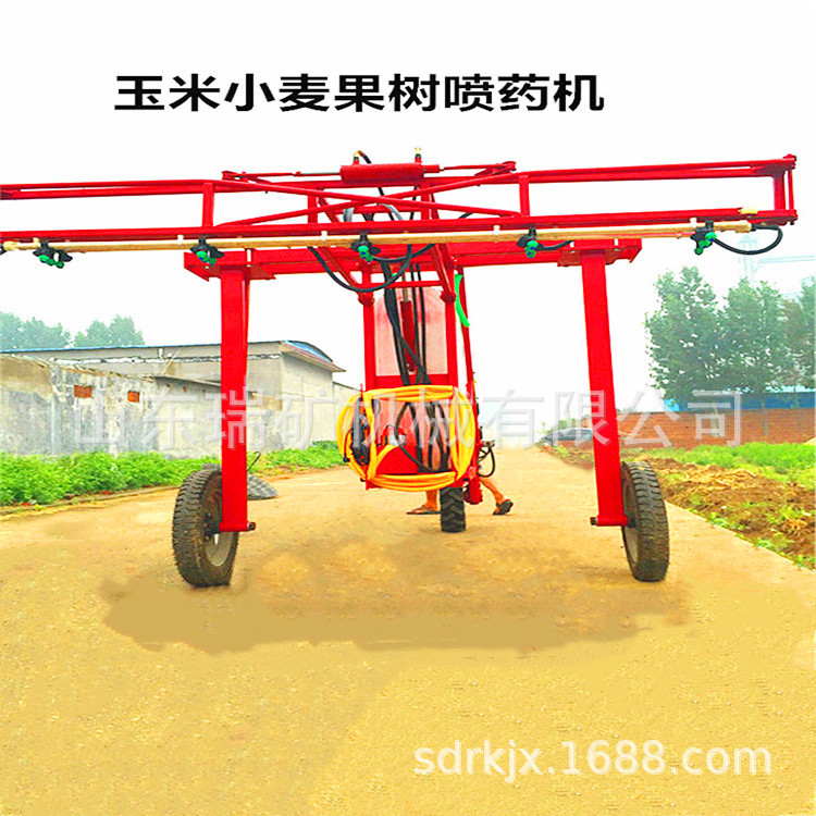 大方向盘自走式喷雾器玉米果树小麦喷药机带遮阳伞喷药机械