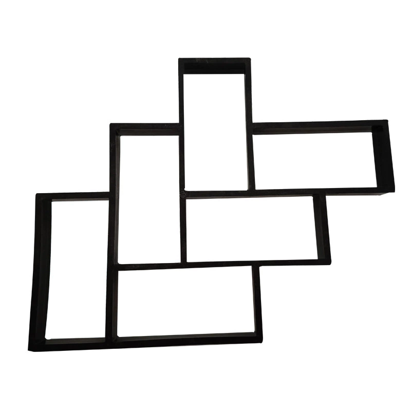 L прямоугольная кладка плесень цемент мощение плесень напольная плитка тротуар плесень фабрика оптом