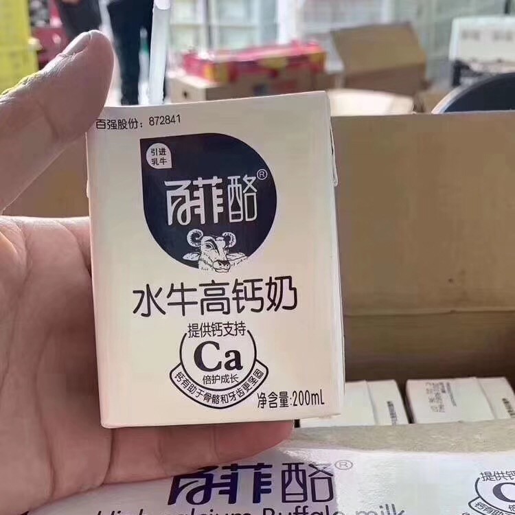 wholesale Buffalo high calcium milk Creamy One piece 10 box *200mL wechat Business Electricity supplier A generation of fat