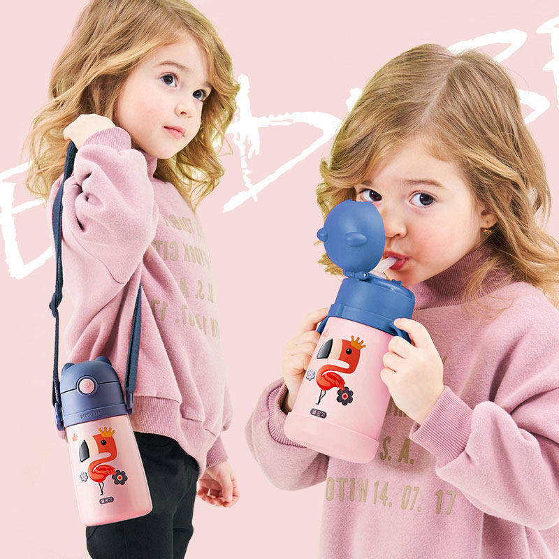 杯具熊儿童浮雕学饮保温杯300ml 316不锈钢 杯具熊学饮杯