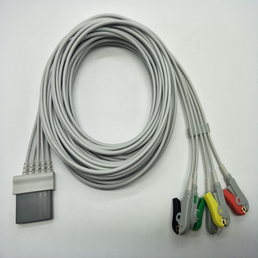 希勒五导心电导联线心电分线Schille ECG Cable
