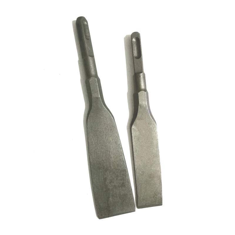 Electric hammer impact drill square shank pointed flat chisel pick pick electric pick shovel U-shaped chisel concrete slotting through wall drilling