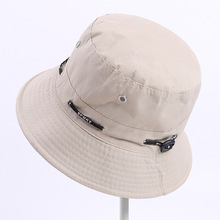 漁夫帽女韓版純色透氣時尚迷彩遮陽盆帽春夏防曬兩面戴太陽帽子