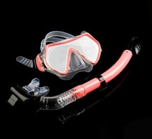 廠家直銷成人全干式硅膠潛水面鏡 呼吸管套裝面罩 防霧泳鏡用品